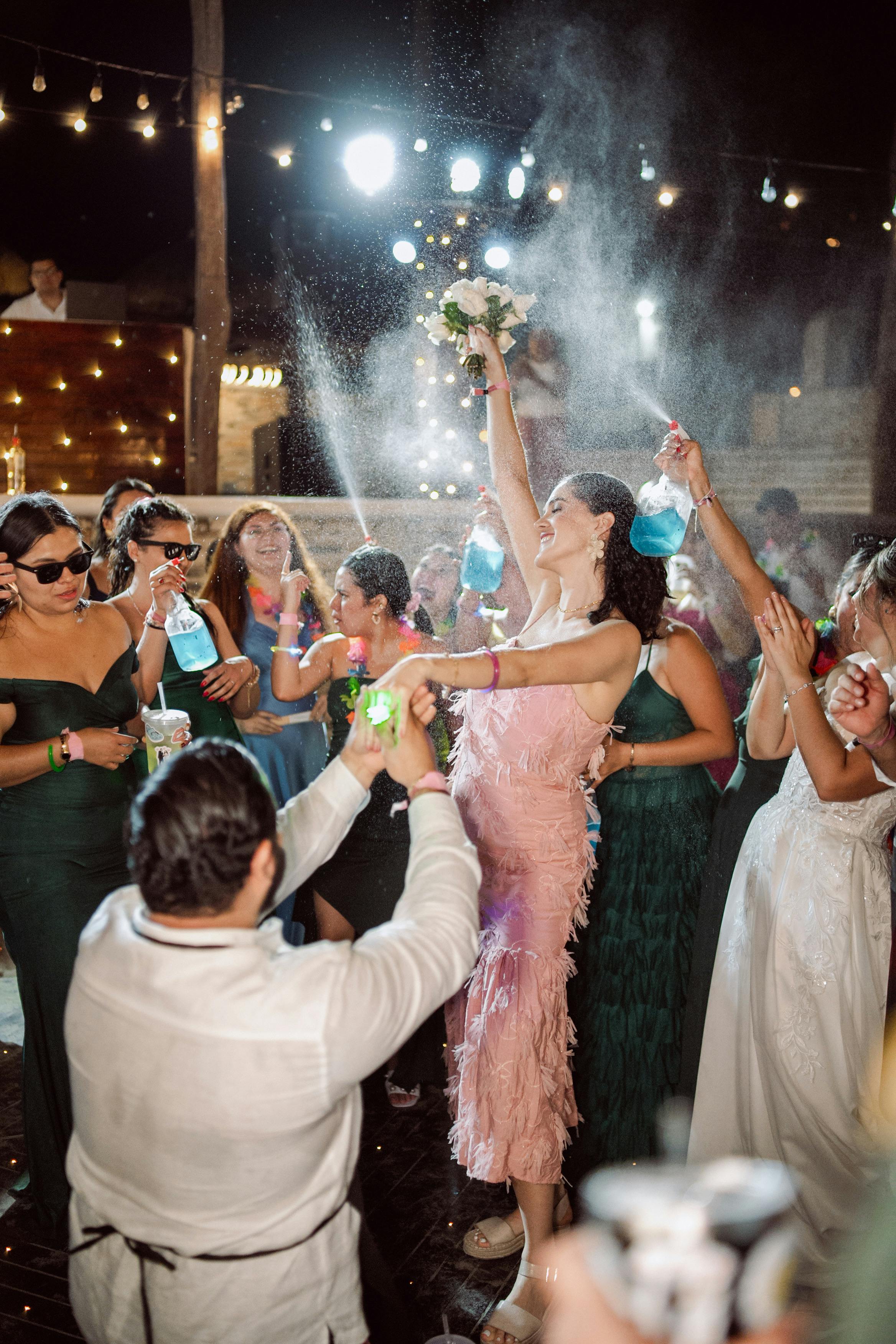 DJ at wedding reception